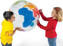 Inflatable Labelling Globe