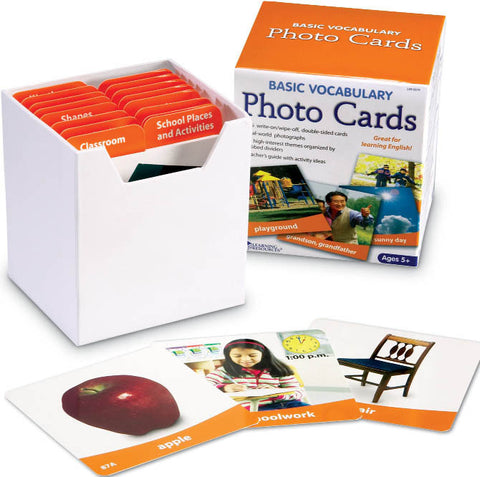 Basic Vocabulary Photo Card Set