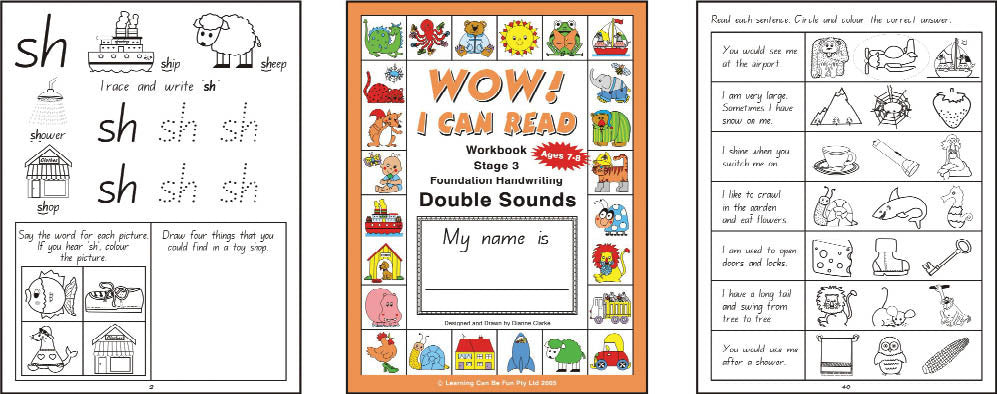 Wow! I Can Read Workbook - Stage 3 Double Sounds