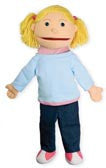 Medium - White Girl Puppet