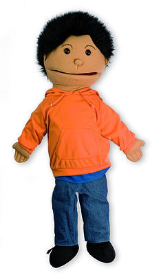 Medium - Asian Boy Puppet