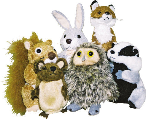 Woodland Animals set of 6 Finger Puppets