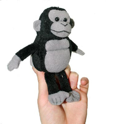 Silverback Gorilla - Finger puppet