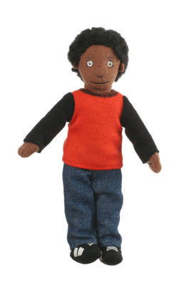 Boy Dark Skin - Finger puppet