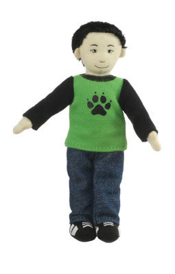 Asian Boy - Finger Puppet