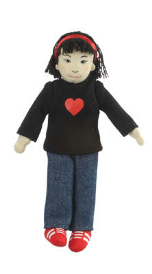 Asian Girl - Finger puppet