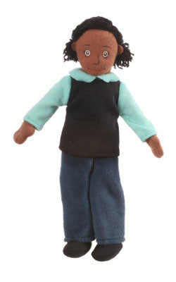 Mum Dark Skin - Finger puppet