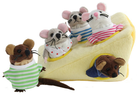 Mouse Family in Cheese