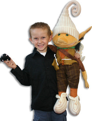 Onion Elf Puppet With Black Rat