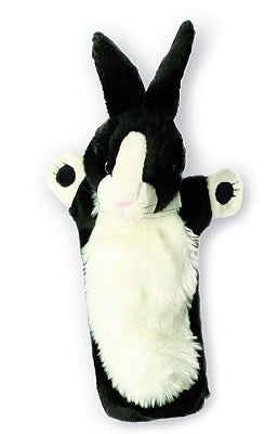 Black & White Rabbit - Long Sleeve Puppet