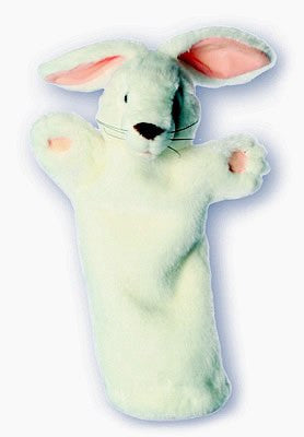 White Rabbit - Long Sleeve Puppet
