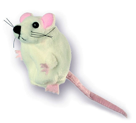 White Mouse - Finger Puppet