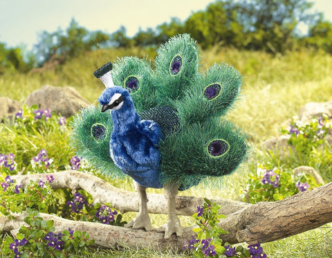 Small Peacock Puppet