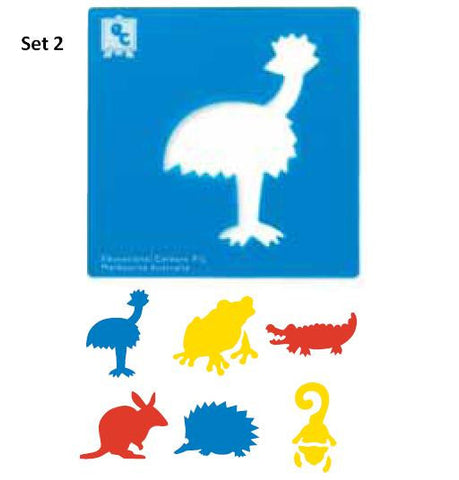 Plastic Stencils - Australian Animals