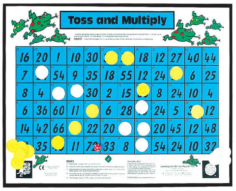 Toss & Multiply Desk Game