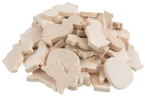 Natural Wooden Easter Shapes